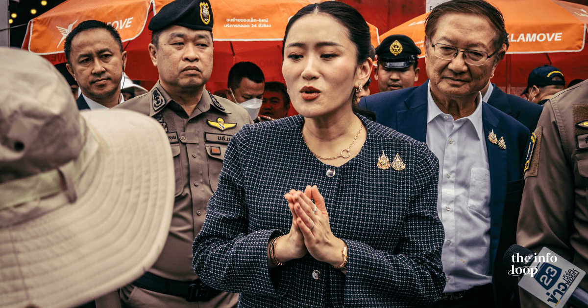 Diplomatic Scandal Paetongtarn Shinawatra - Stock image