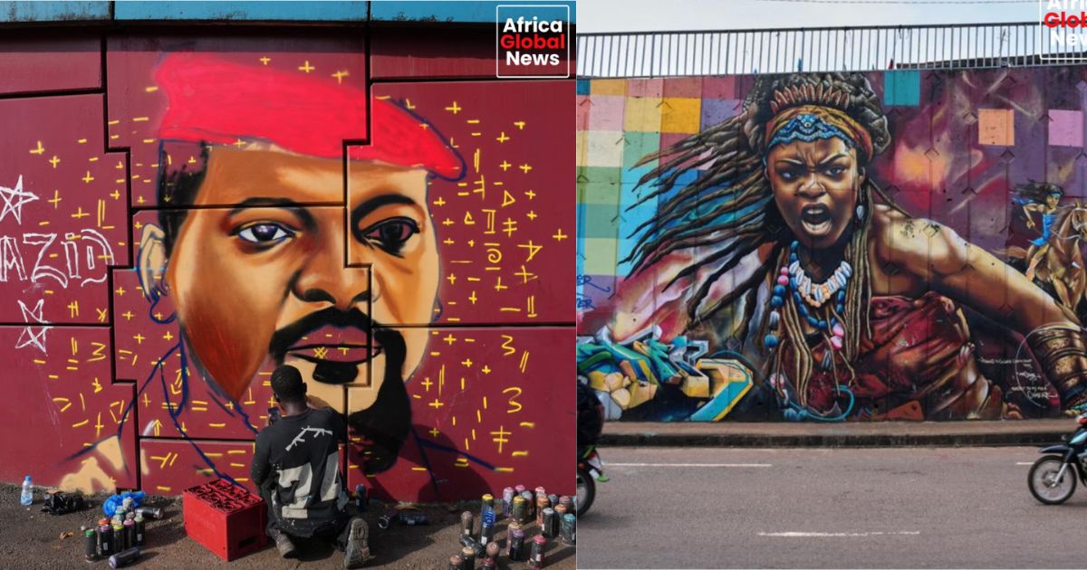 Senegalese Artist Transforms Conakry’s Walls into Stories of Hope