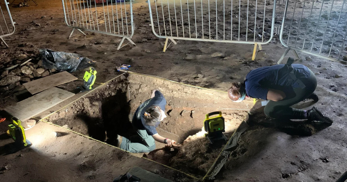 Discovery Beneath Pembroke Castle