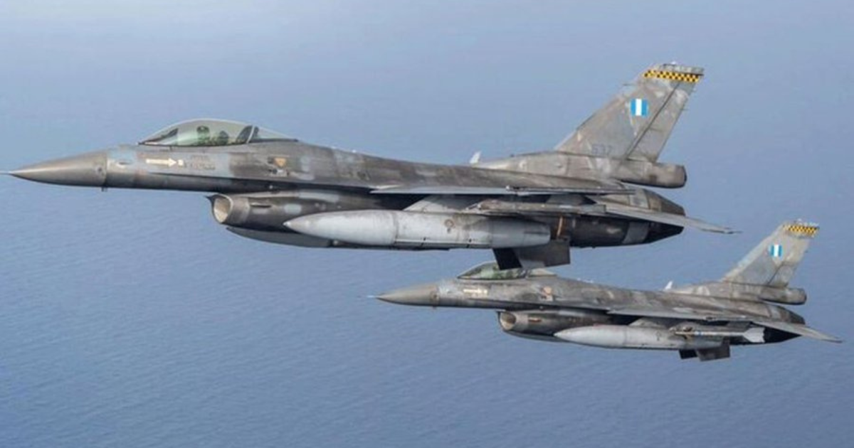 Greek F-16 fighter jet