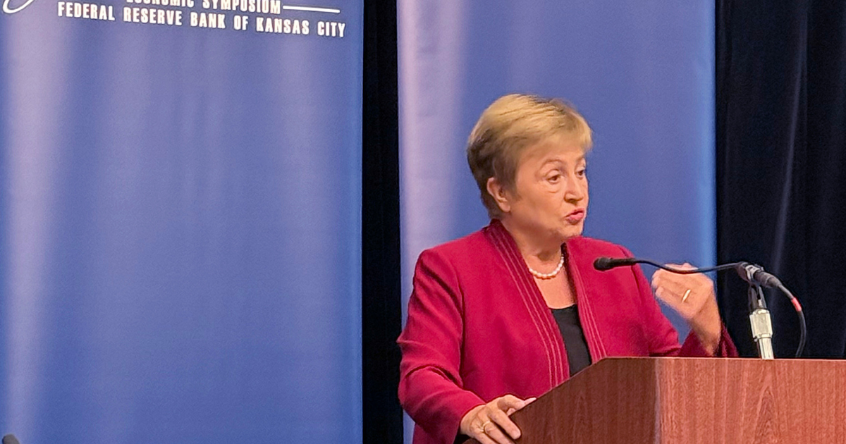 International Monetary Fund (IMF) managing director Kristalina Georgieva